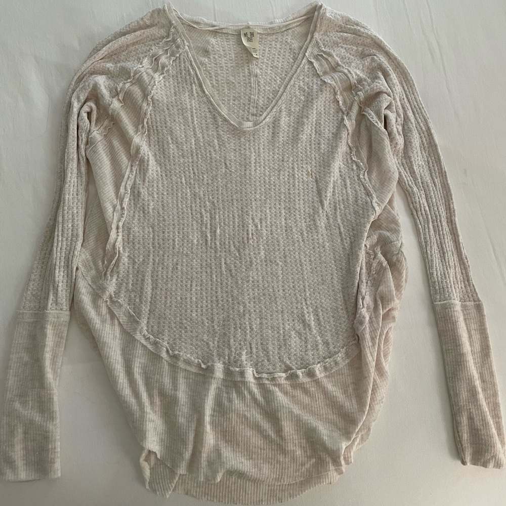 Free People waffle top